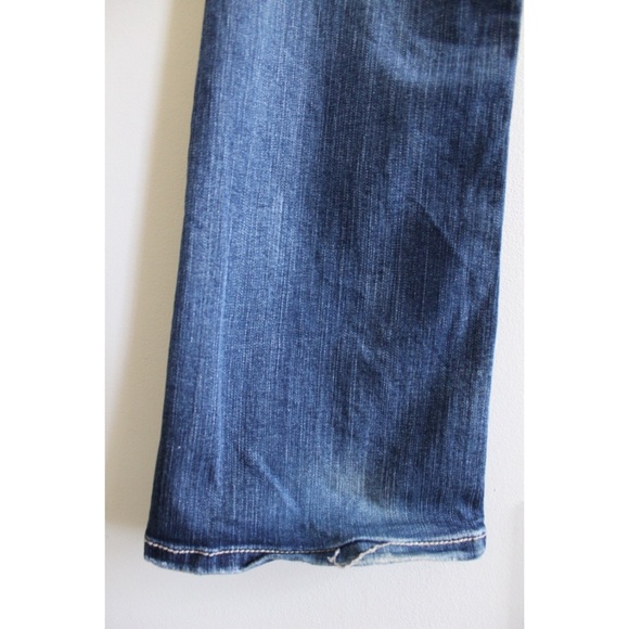 Maurices Distressed Boot Jeans 9/10 Long Preowned - Picture 7 of 8